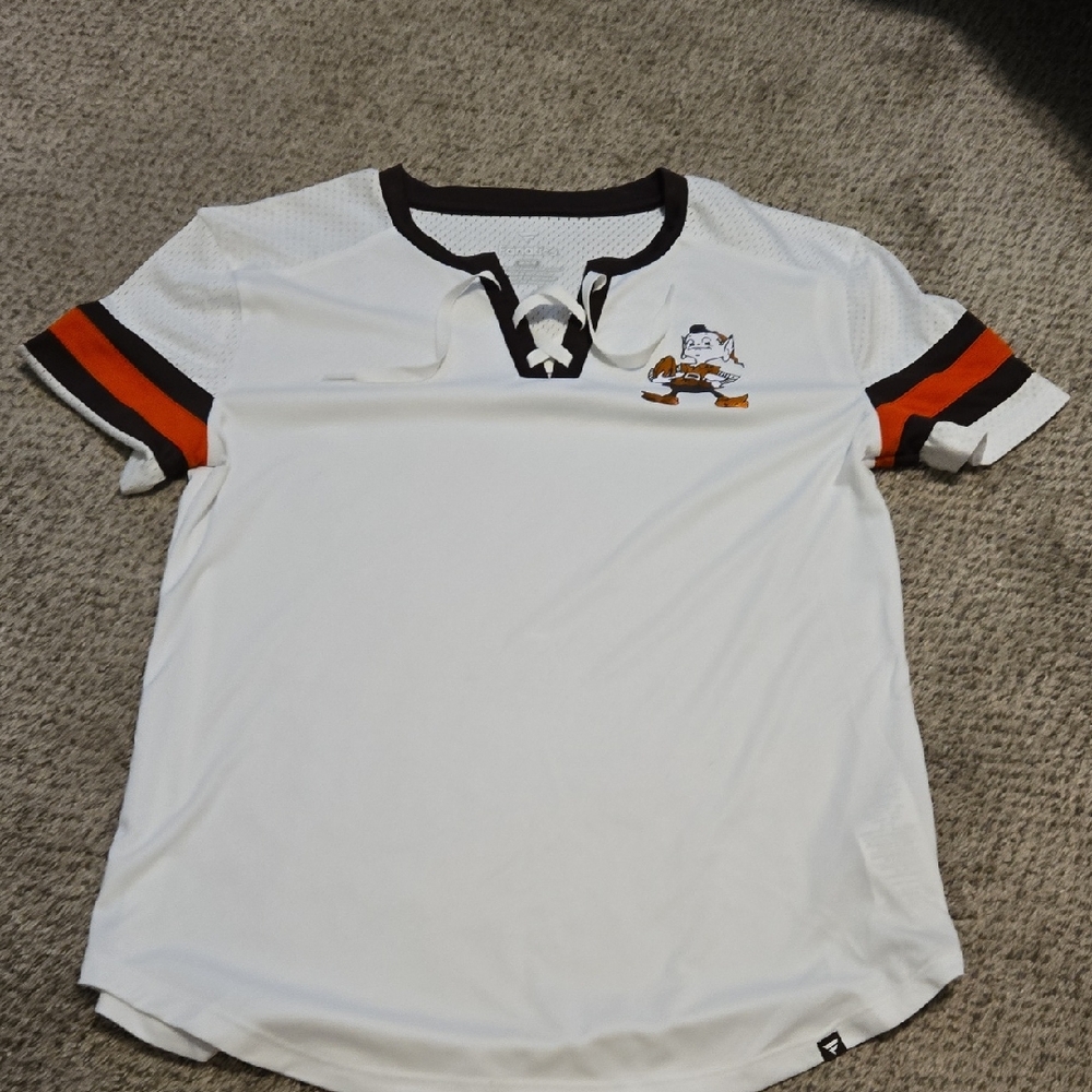 Fanatics Black and White Lace-Up Jersey